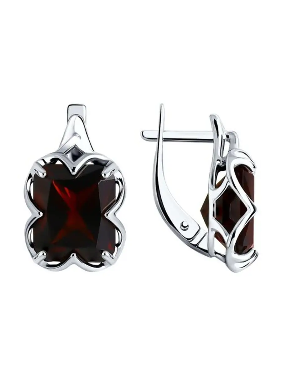 Ювелирные серьги из серебра