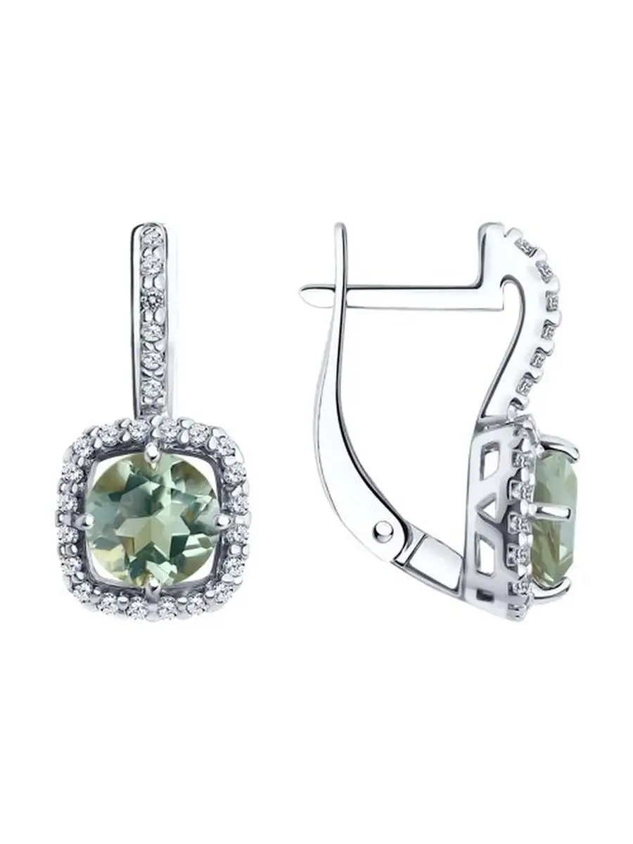 Ювелирные серьги из серебра