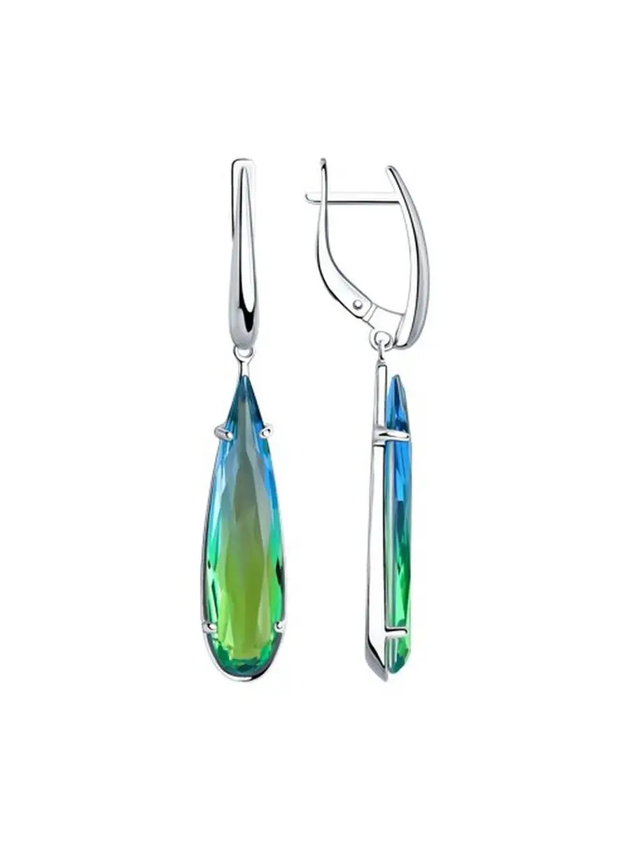 Ювелирные серьги из серебра
