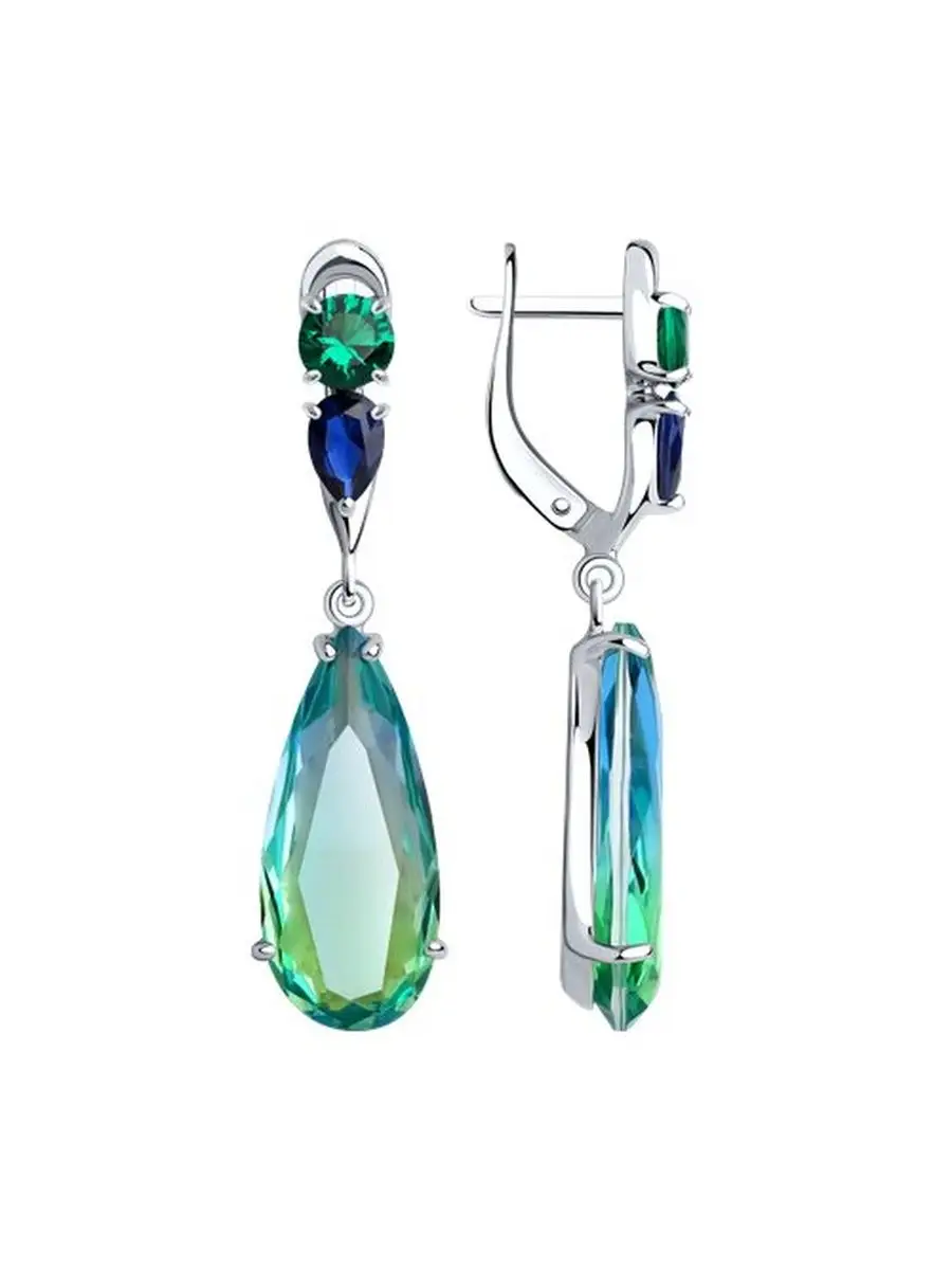 Ювелирные серьги из серебра
