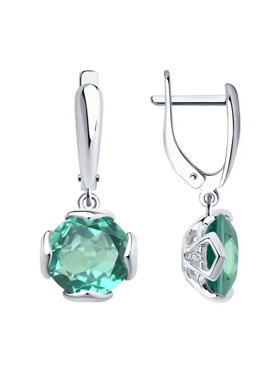 Ювелирные серьги из серебра