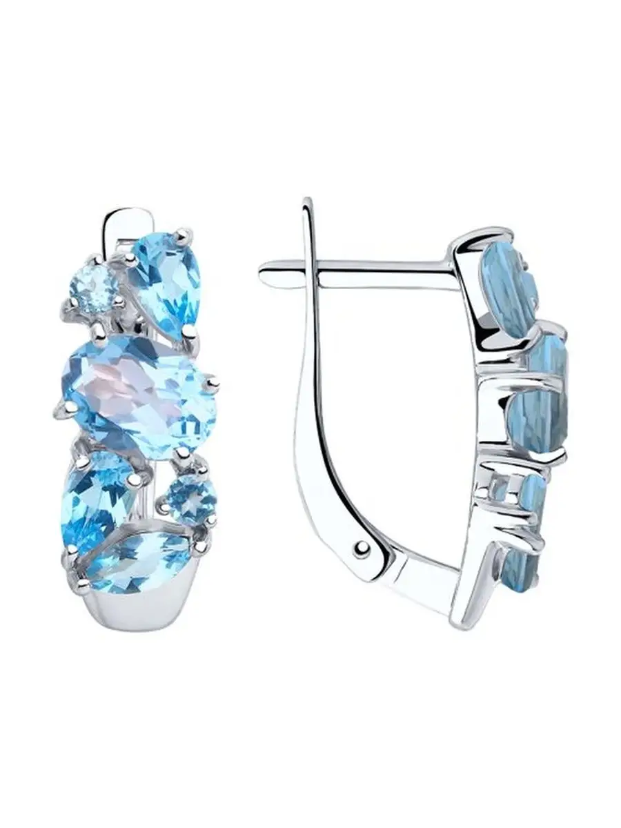 Ювелирные серьги из серебра