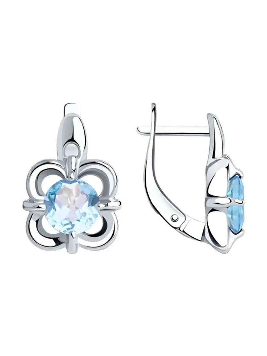 Ювелирные серьги из серебра