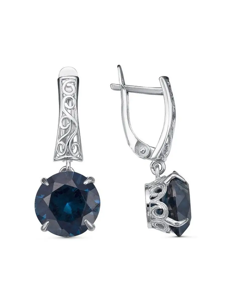 Ювелирные серьги из серебра
