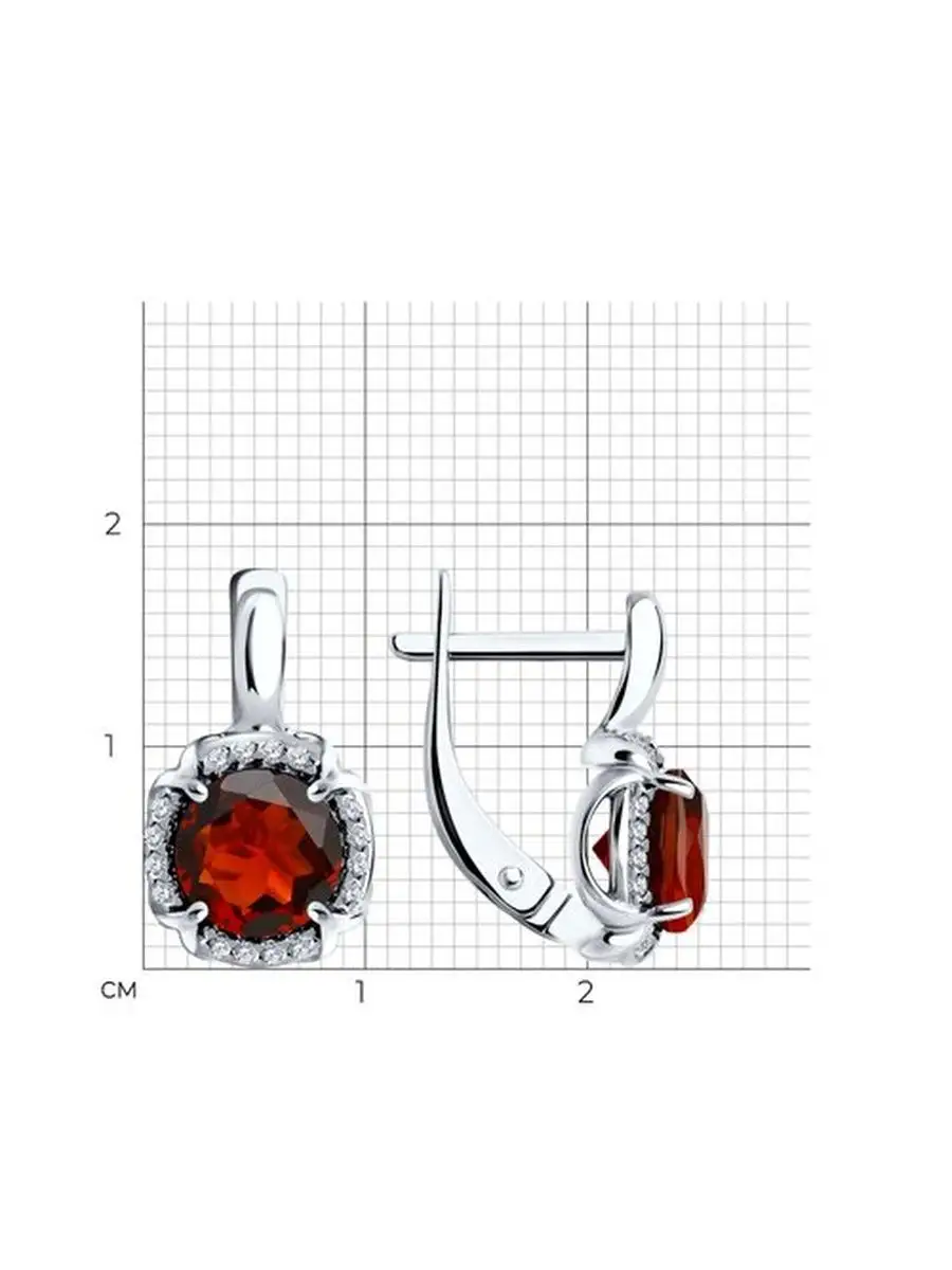 Ювелирные серьги из серебра — фото 2
