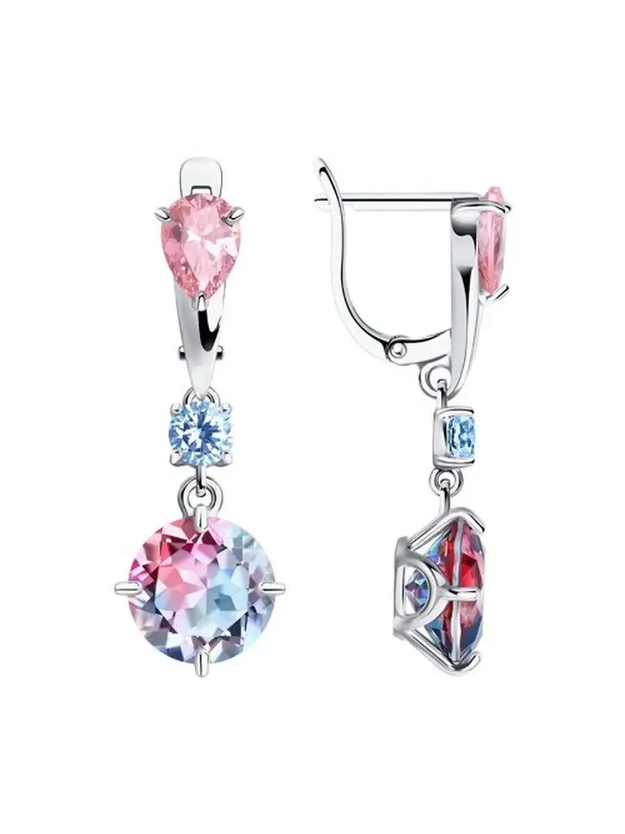 Ювелирные серьги из серебра
