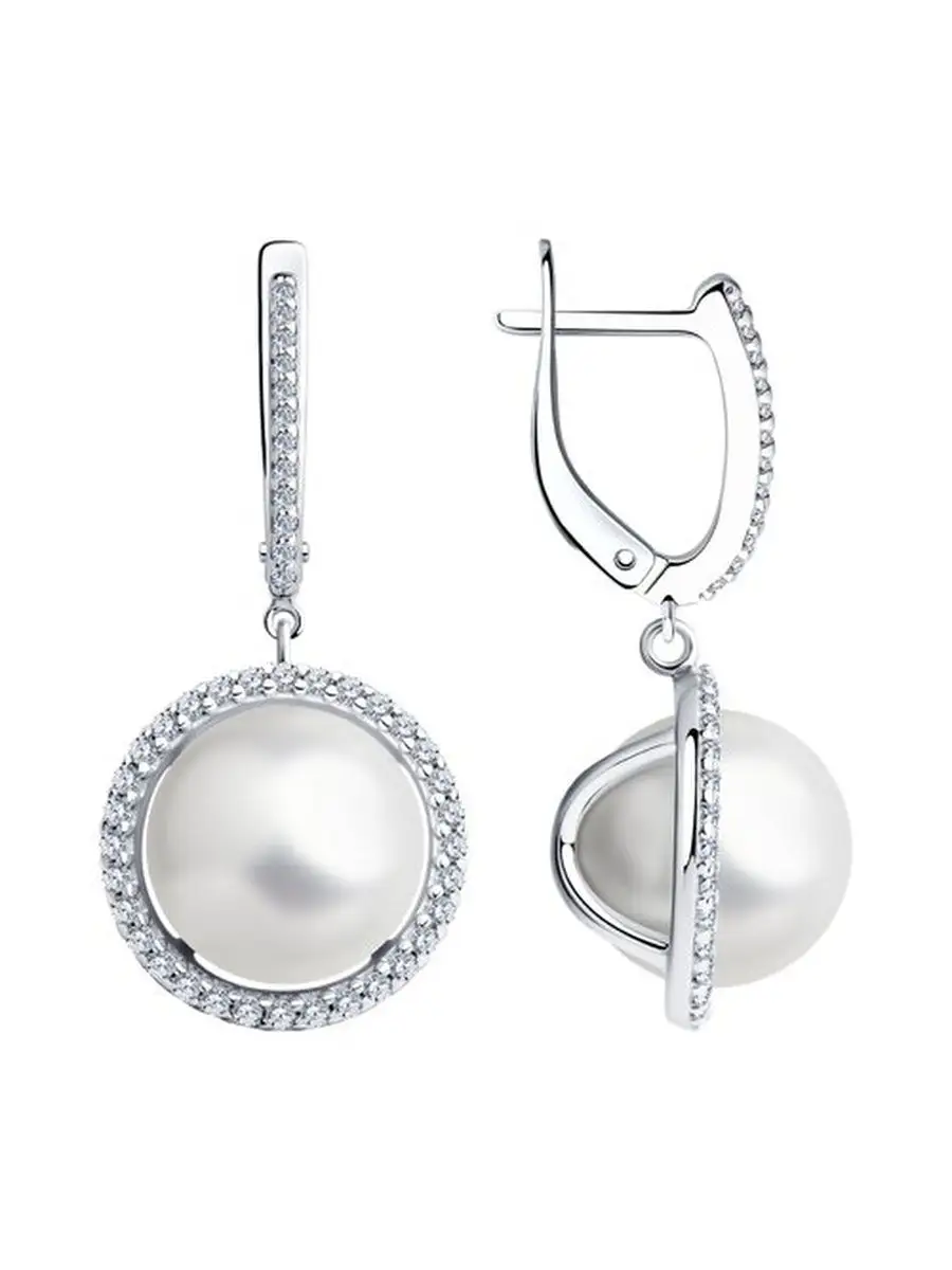 Ювелирные серьги из серебра