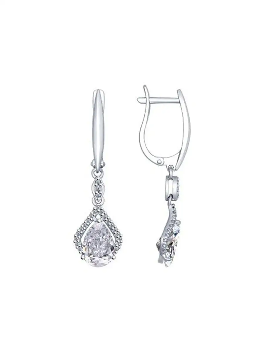 Ювелирные серьги из серебра