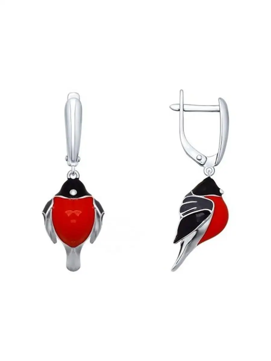 Ювелирные серьги из серебра