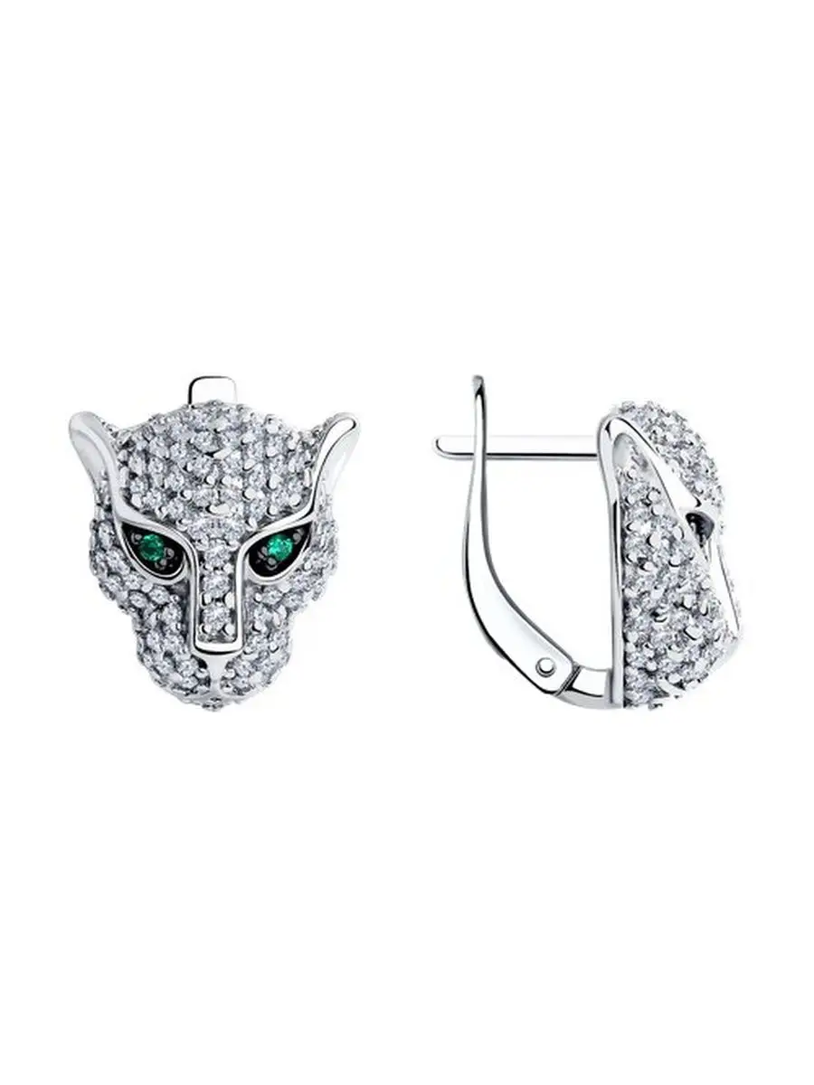 Ювелирные серьги из серебра