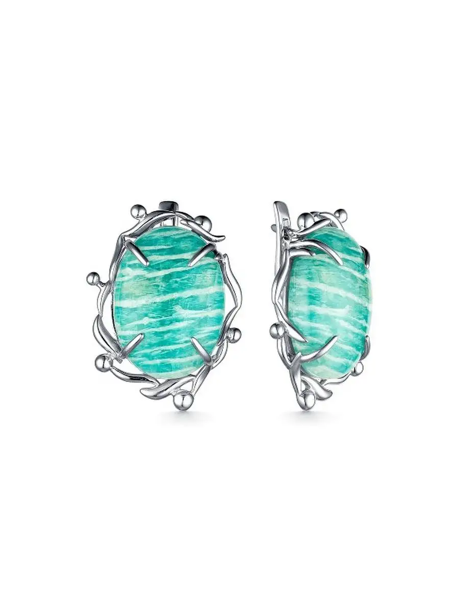 Ювелирные серьги из серебра