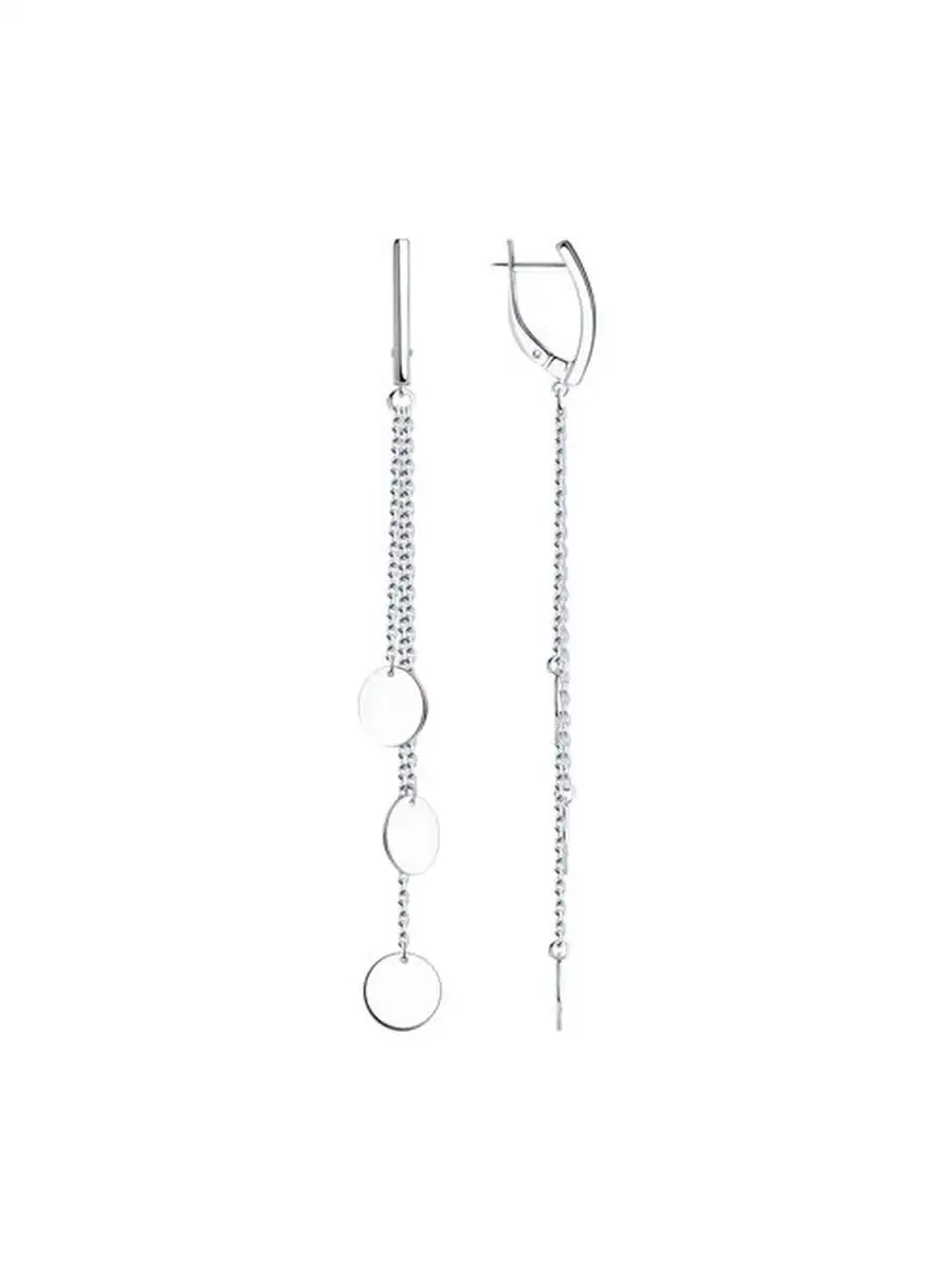 Ювелирные серьги из серебра