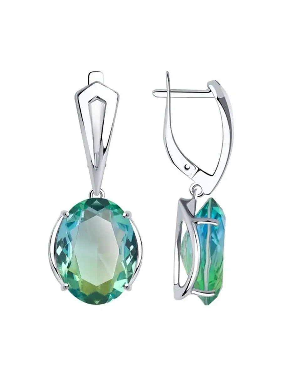 Ювелирные серьги из серебра