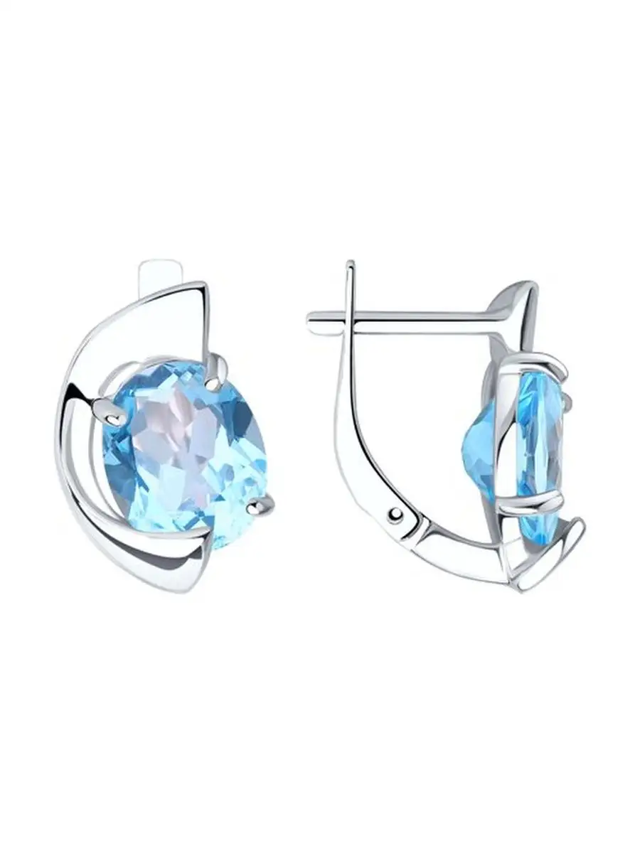 Ювелирные серьги из серебра