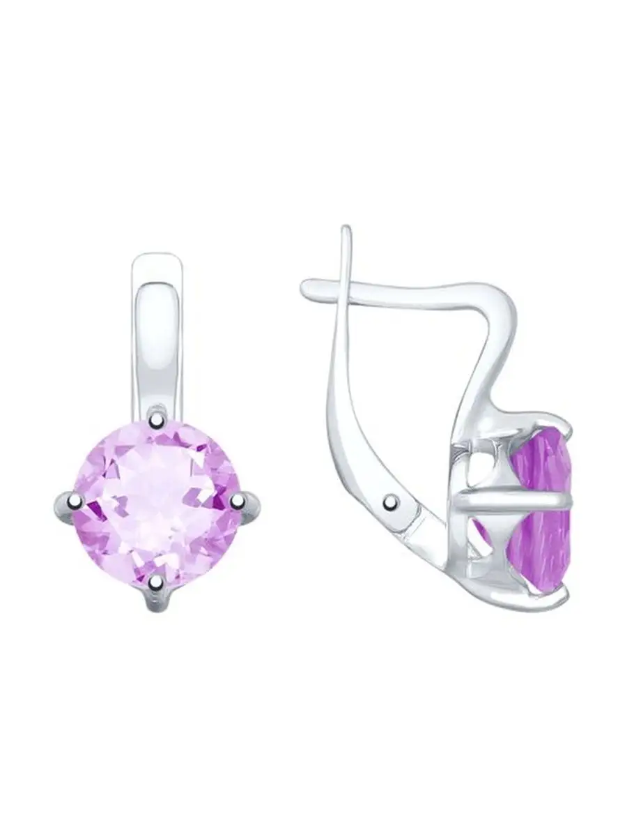 Ювелирные серьги из серебра