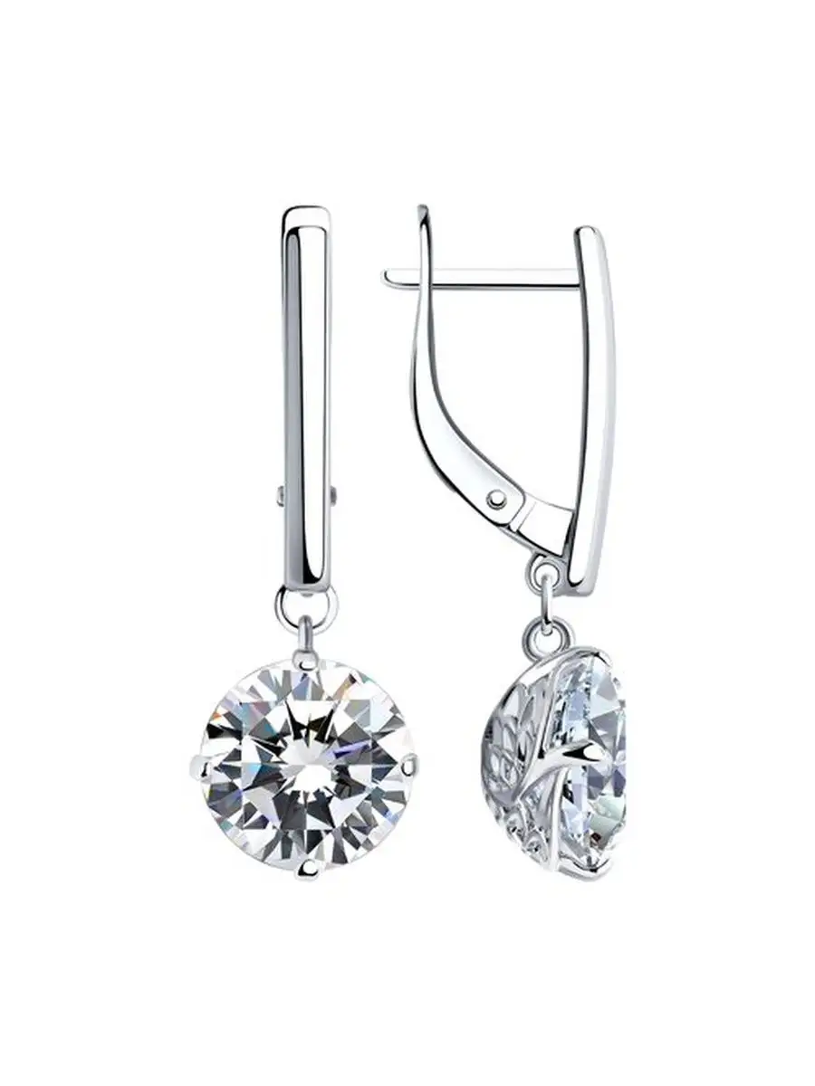 Ювелирные серьги из серебра