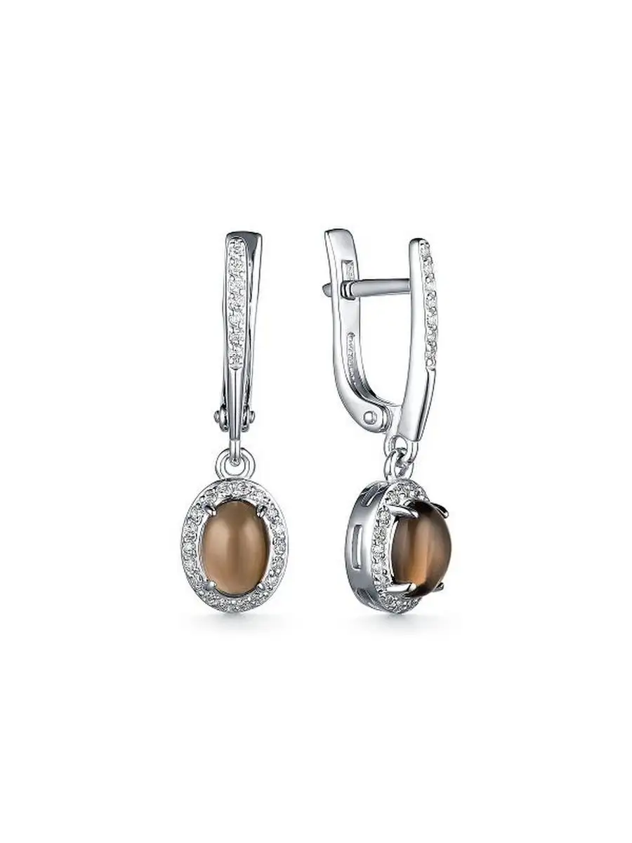Ювелирные серьги из серебра