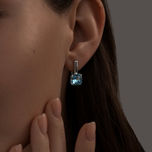 Серьги классические из серебра — фото 2