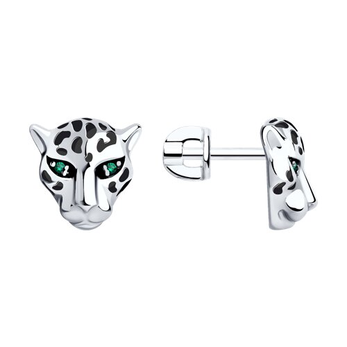 Серьги пусеты из серебра 925 пробы