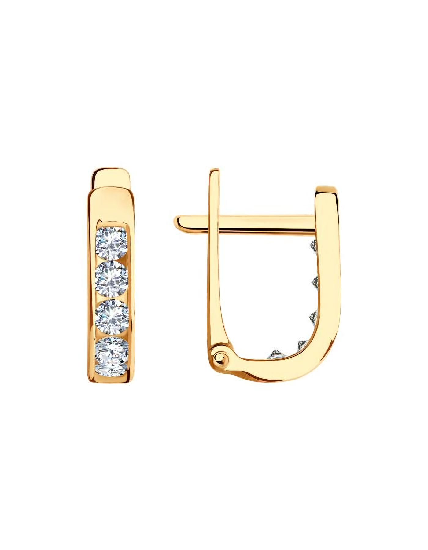 Серьги из золота 375 пробы детские
