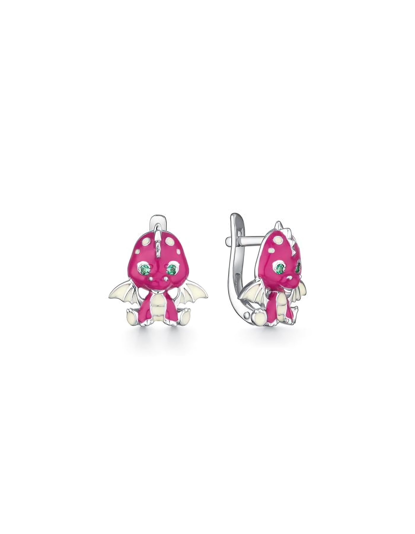 Серьги серебряные детские