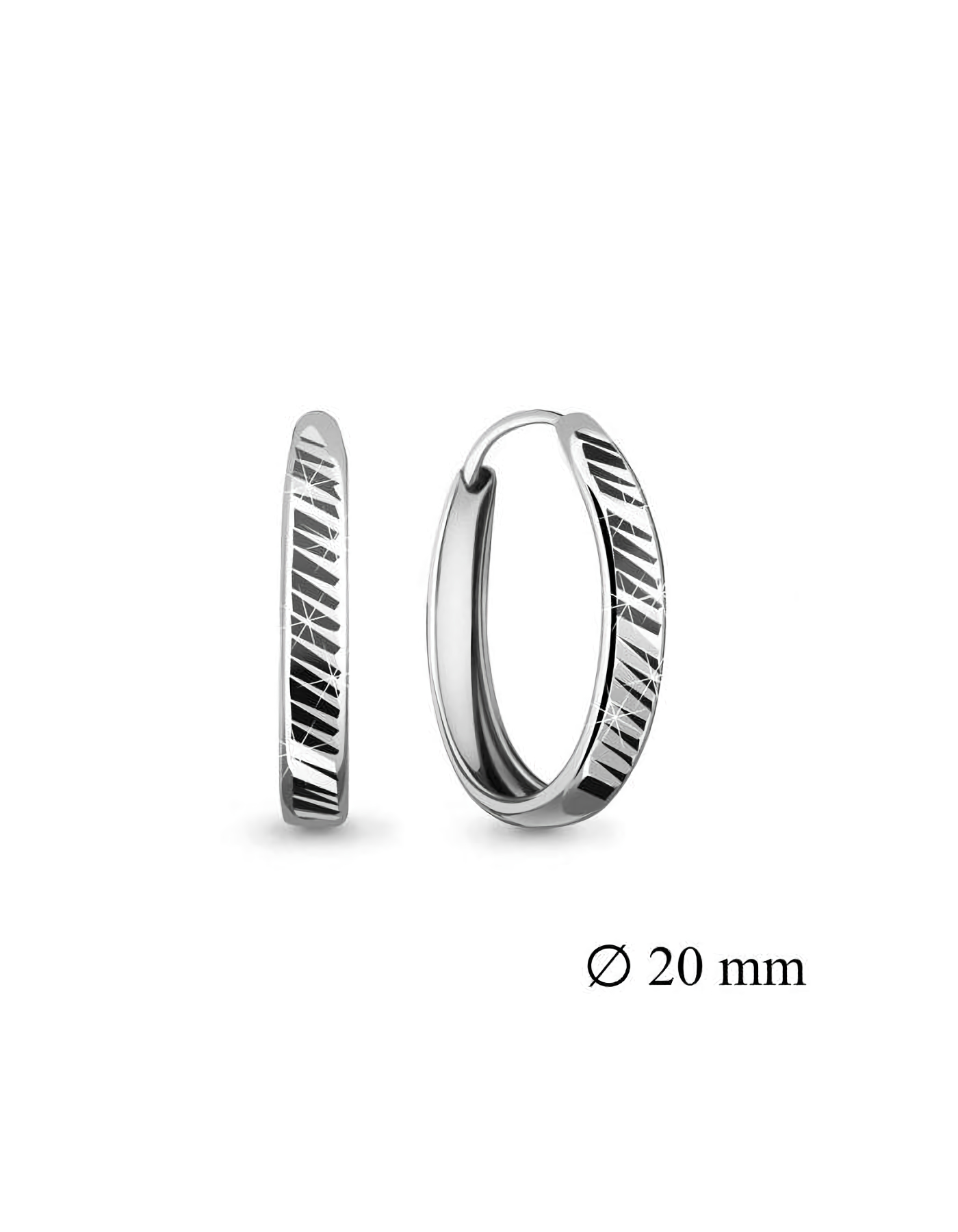 Серьги конго серебряные кольца