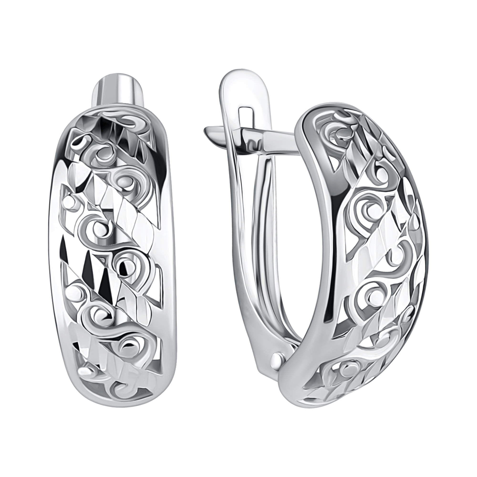 Серьги женские из серебра 925 пробы