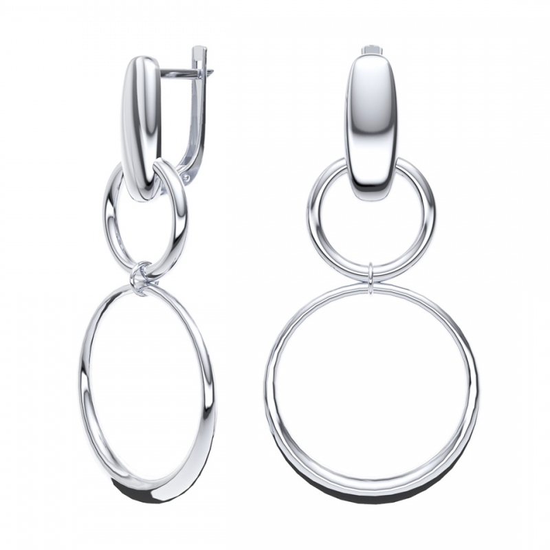 Серьги женские из серебра 925 пробы