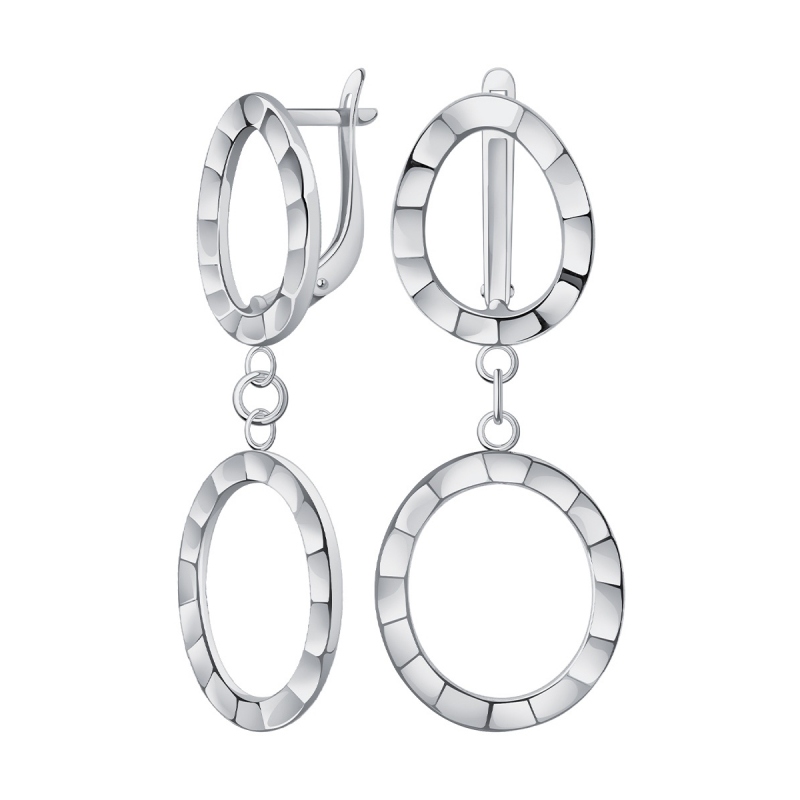 Серьги женские из серебра 925 пробы