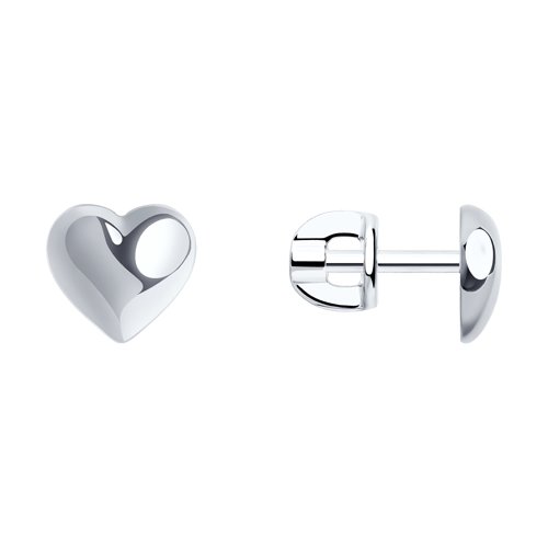 Серьги детские из серебра