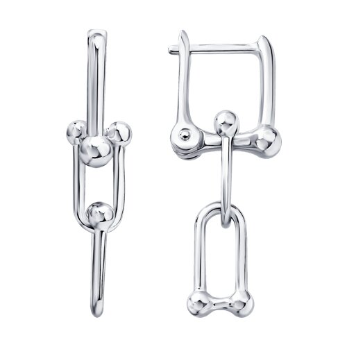 Серьги женские из серебра 925 пробы
