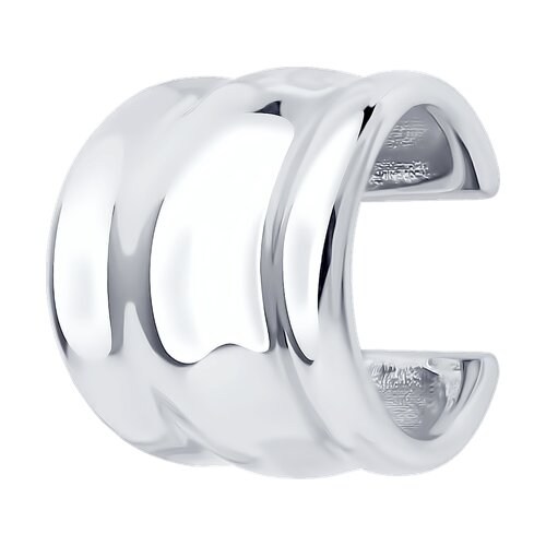 Серьга 1 шт каффы из серебра