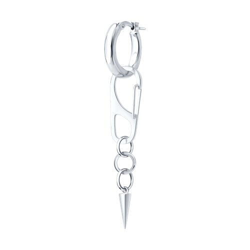 Серьга 1 шт из серебра