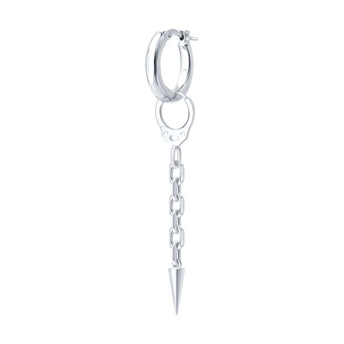 Серьга 1 шт из серебра