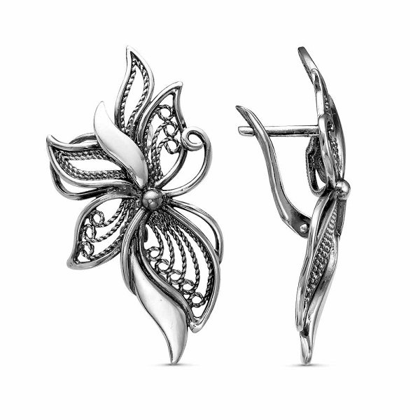Серьги женские из серебра 925 пробы