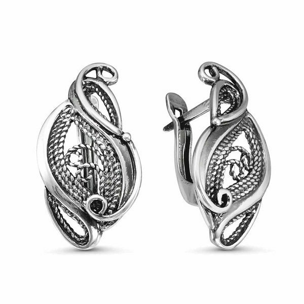 Серьги женские из серебра 925 пробы