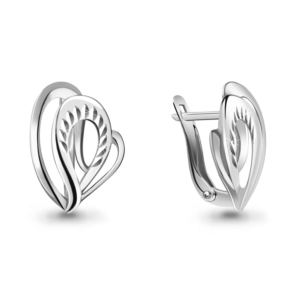Серьги женские из серебра 925 пробы