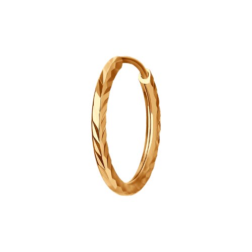 Серьга 1 шт конго из золота 585 пробы