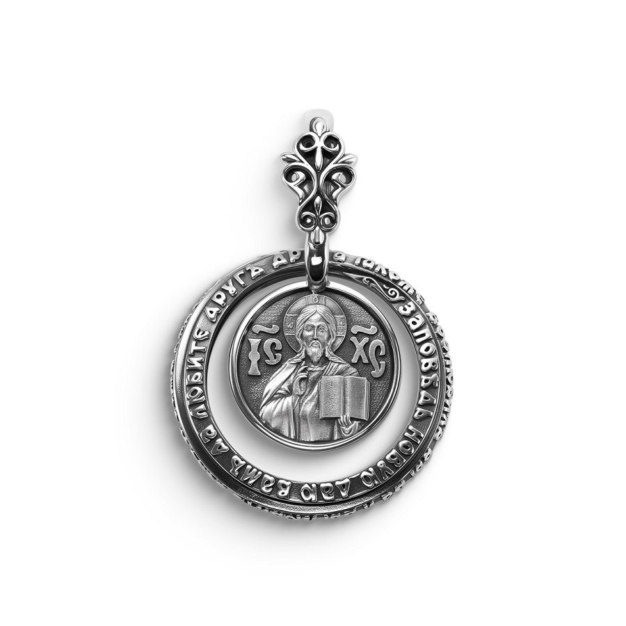 Иконка православная из серебра