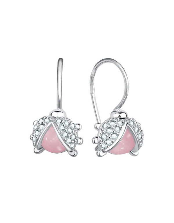 Серьги классические серебряные