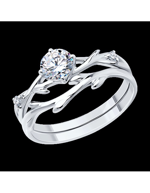 Кольцо классическое серебряное — фото 5