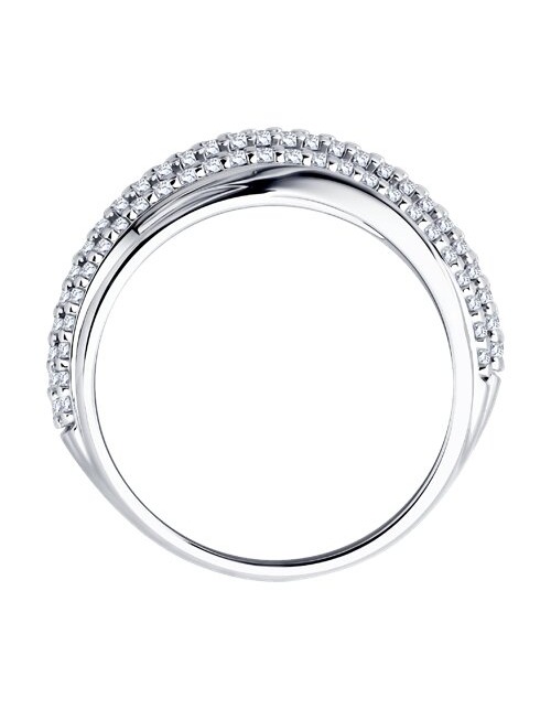 Кольцо широкое серебряное — фото 2